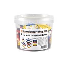 Knudsen Kilen Hobby Mix afstandsbrikker - 210 stk.